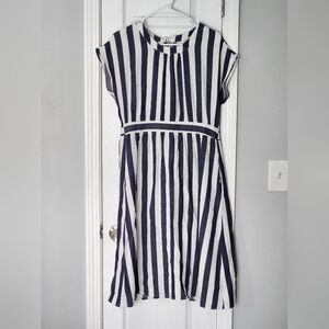 Orange Creek Striped Dress, Size L